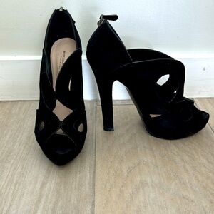 100% Authentic - Bottega Veneta - Heels - Black suede - Size 38